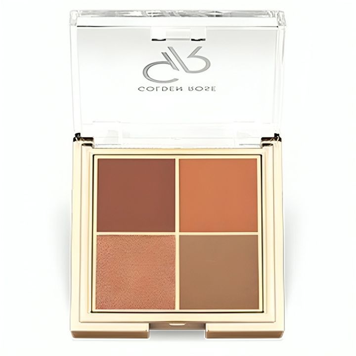 golden-rose-quattro-eyeshadow-palette-05-red-brick-tvalis-chrdilebis-palitra