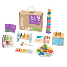 Product image of საგანმანათლებლო სათამაშოების ყუთი 13–18 თვე – მონტესორის ტიპის ნაკრები