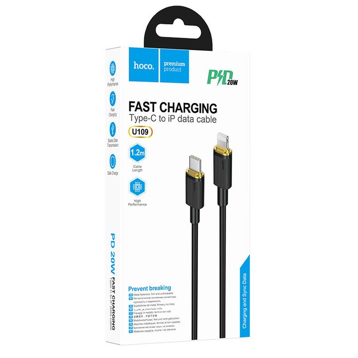 cable-u109-ip-pd-charging-data-cable-black-photo-2
