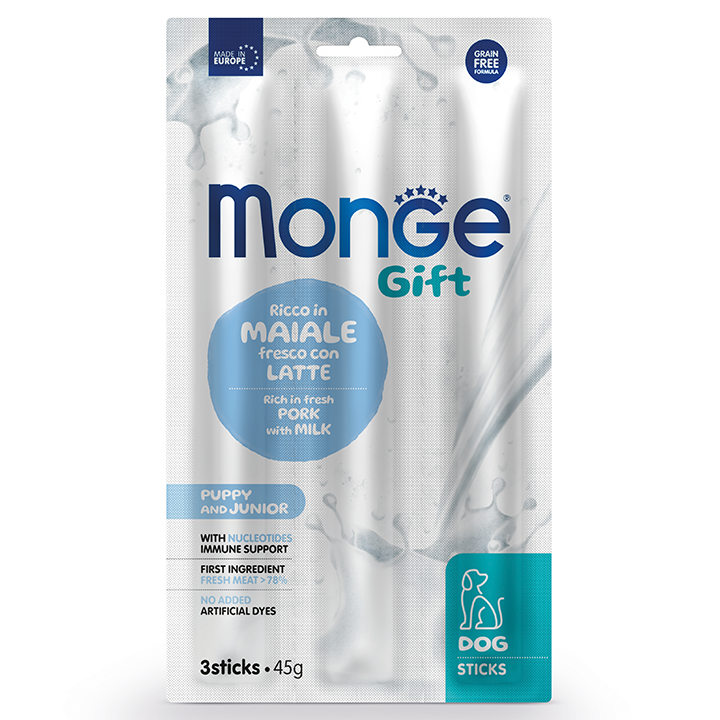 monge-gift-dog-sticks-puppy-and-junior-pork-with-milk-45x28-dzaghlis-sakvebi