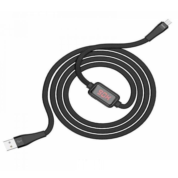 hoco-s4-charging-data-cable-with-timing-display-for-micro-black