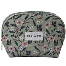 Product image of MINISO Green Wilderness Floral Shell Cosmetic Bag კოსმეტიკის ჩანთა