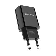 Product image of BOROFONE BA20A Sharp single port charger set(Lightning)(EU) Black
