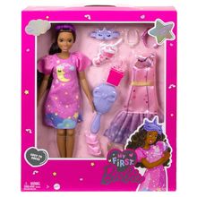 Product image of MATTEL Barbie My First Barbie Deluxe Doll AA ბარბი აქსესუარებით