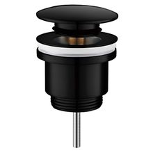 Product image of FRAP F62-7 Black ნიჟარის ტრაპი ღილაკით