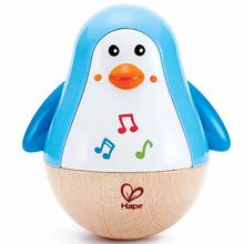 Product image of Hape Penguin Musical Wobbler ჩვილის სათამაშოები