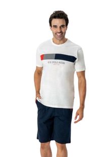 Product image of U.S. Polo Assn. 18764 ორეული შორტით (თეთრი)