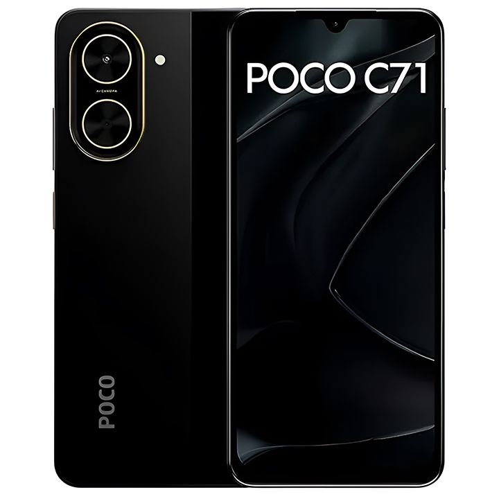Xiaomi Poco C71 4/128GB Black მობილური ტელეფონი - Extra.ge - 1110562