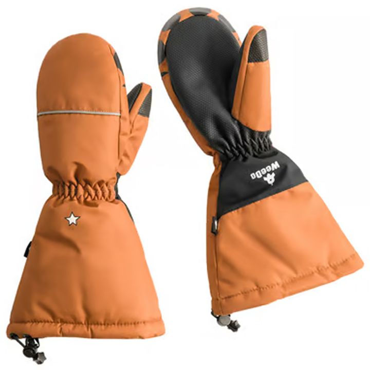 weedo-funwear-brown-mittens-bavshvis-satkhilamuro-kheltatmani