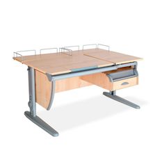 Product image of სამეცადინო მაგიდა ერგო უნივერსალი SUT17, ტუმბო TCH 07, უკანა თარო.