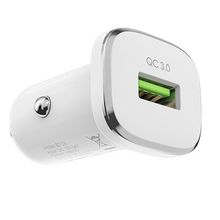 Product image of BOROFONE BZ12A Lasting power single port QC3.0 in-car charger White