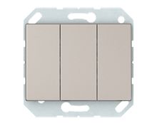 Product image of ჩამრთველი ჩარჩოს გარეშე Vilma Express XP 500 3 კლავიშიანი შამპანი