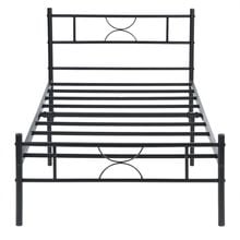 Product image of საწოლი ლითონის შავი 211x155x90 სმ