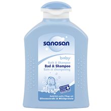 Product image of Sanosan 100მლ ბავშვის შამპუნი და დასაბანი გელი