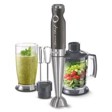 Product image of Hand Blender/ Sencor SHB 5608BK 4 in 1 Hand Blender, TITANIUM QuadBlade Technology, Power Input 1 000 W, Extra Quiet DC Motor, 800 ml Beaker with Lid, 1 250 ml