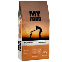 Product image of Myfood კატა, ორაგულით - ურინარული მხარდაჭერა - ზრდასრული, სტერილიზებული&კასტრირებული 12კგ