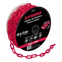 Product image of ჯაჭვი პლასტმასის Fiero CAPL-5R წითელი