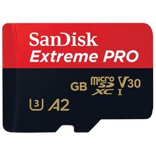 Product image of SanDisk Extreme PRO microSD UHS-I 256GB მეხსიერების ბარათი