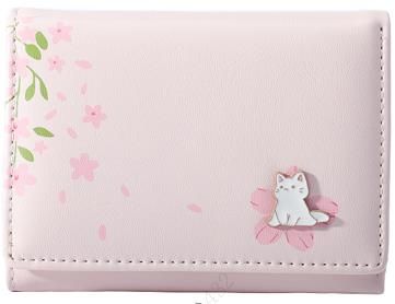 miniso-womens-sakura-cat-tri-fold-short-wallet-qalis-safule