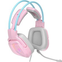 Product image of A4tech Bloody G575 7.1 RGB Gaming Headset Sky Pink 13064