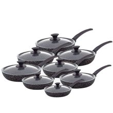 Product image of Hascevher 18-32სმ გრანიტის ტაფების ნაკრები