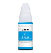 Product image of Cartridge/ Canon Original/ Canon GI-490 Cyan 70ml for PIXMA G1400, G2400, G3400, G4400 (7 000 pages)