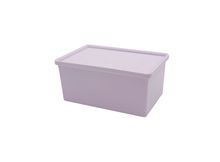 Product image of Macaron Series Desktop Storage Organizer with Lid (S) (Purple) სათავსო ყუთი