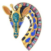 Product image of Frida Aqua Giraffe ბროში