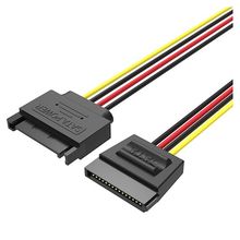 Product image of VENTION KDABY SATA 15P Power Extension Cable 0.3M Black