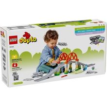 Product image of ასაწყობი კონსტრუქცია Lego 10426 DUPLO, Train Bridge and Tracks Expansion Set