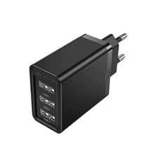 Product image of VENTION FEAB0-EU 3-port USB(A+A+A) Wall Charger(12W/12W/12W) EU-Plug Black