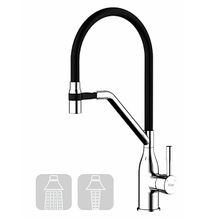 Product image of სამზარეულოს შემრევი სილიკონის ცხვირით, ორი რეჟიმით FRAP F4497 Chrome