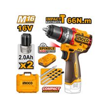 Product image of INGCO CIDLI166062 16V უნახშირო ელექტრო ხრახნდამჭერი