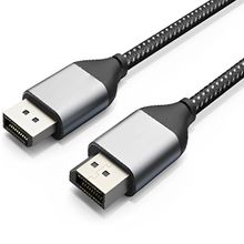 Product image of CABLETIME CT-AV585-01G(C8K)-B2 8K PREMIUM DP to DP 1.4Cable 32AWG Alumium Housing Nickle plated,  Support 8K/60HZ 4K/144HZ