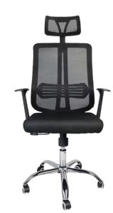 Product image of საოფისე სავარძელი თავის მისაყუდებლით და მოძრავი სახელურით