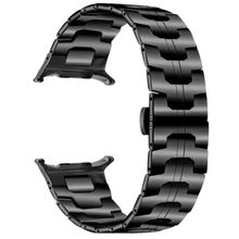 Product image of Smart Watch Band/ For Samsung Galaxy Watch Ultra 47mm Watch Band Solid Stainless Steel Metal Strap - Black