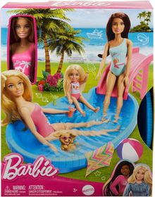 Product image of MATTEL HRJ74 BARBIE POOL WITH DOLL ბარბის სათამაშო ნაკრები
