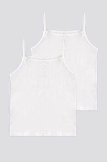 Product image of US POLO ASSN US1670 V1 გოგოს მაისური 2 ცალი (თეთრი)