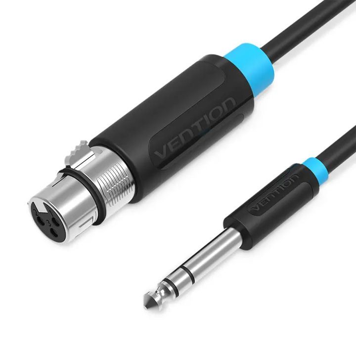 vention-bbebk-65mm-male-to-xlr-female-audio-cable-8m-black