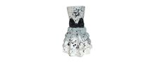 Product image of კერამიკის ლარნაკი შავი წინწკლებით "ბანტით" 12x15სმ