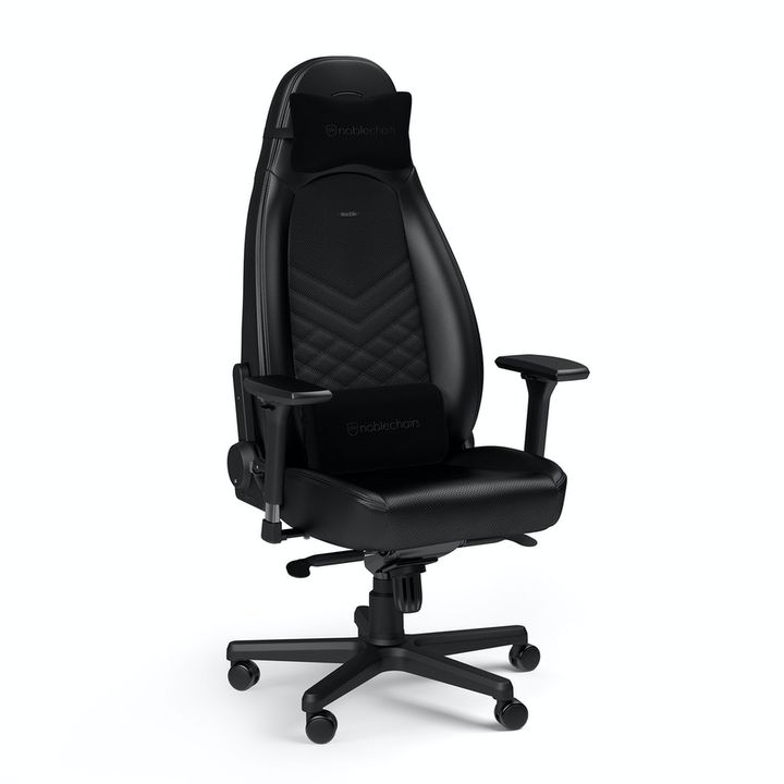 noblechairs ICON Gaming Chair top grain leather cognac/black 036
