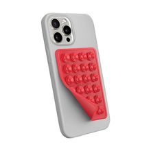 Product image of მობილურზე მისაკრავი წებოვანი სილიკონი წითელი