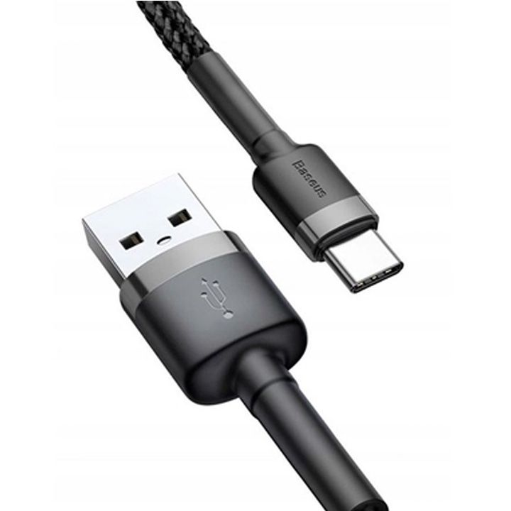 baseus-kevlar-usb-cable-type-c-3a-1m-catklf-bg1-greyblack-mobiluris-kabeli-photo-2