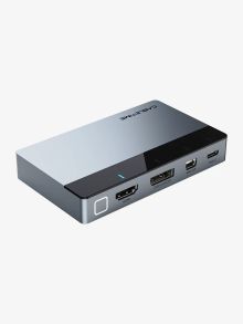 Product image of CABLETIME CT-PS41-GB1 4-IN-1 Multi port to HDMI Auto Presentation Switcher( Mini DP, DP HDMI , Type C) to HDMI 4k/60hz Support long length 15m With