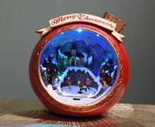 Product image of საახალწლო სოფელი- ნაძვის ხის სათამაშოში 26.5*24*27სმ; მასალა: პოლირეზინი usb/ელემენტი