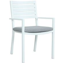 Product image of WITH CUSHION MATTE WHITE სკამი MAYFAIR DINING CHAIR