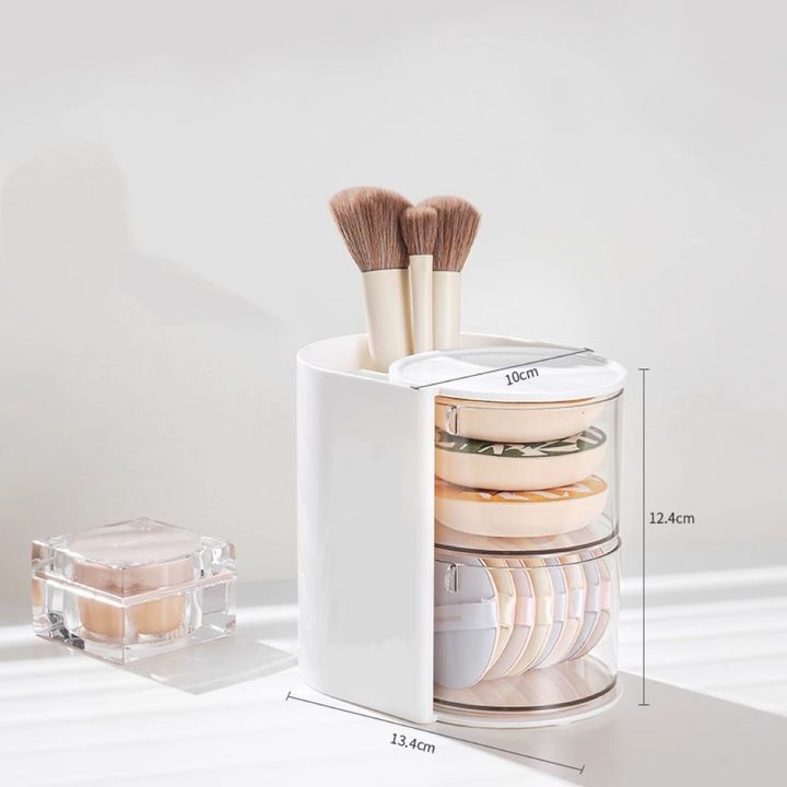 miniso-two-tier-rotating-makeup-organizer-kosmetikis-organaizeri-photo-2