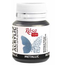 Product image of ROSA TALENT antique silver 20მლ აკრილის საღებავი დეკორაციისთვის