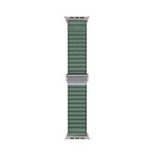 Product image of Mobile and Smartphones/ ZTE/ For Apple Watch Series 10 42mm / 9 8 7 41mm / SE (2023) SE (2022) SE 6 5 4 40mm / 3 2 1 38mm Wavy Texture Nylon Strap - Army Green