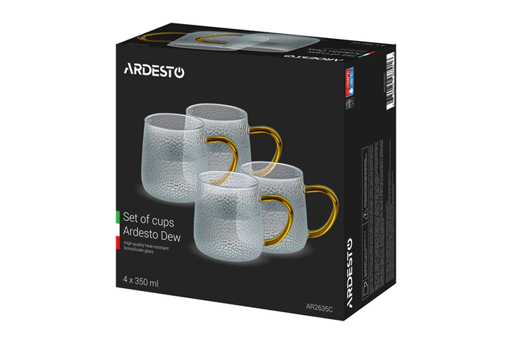 4-tsaliani-chiqebis-nakrebi-ardesto-ar2635c-set-of-cups-dew-350-ml-photo-2
